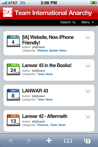 [IA] Website running WPtouch!